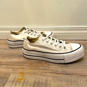 Platform White Converse
